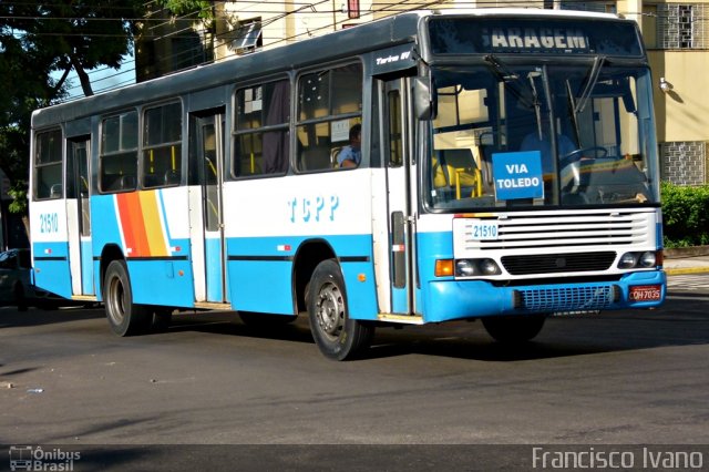 TCPP - Transporte Coletivo Presidente Prudente 21510 na cidade de Presidente Prudente, São Paulo, Brasil, por Francisco Ivano. Número da foto: #942136.