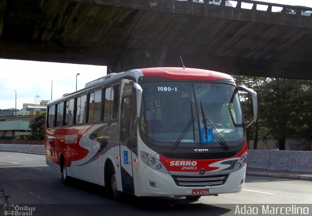 Viação Serro 24011 na cidade de Belo Horizonte, Minas Gerais, Brasil, por Adão Raimundo Marcelino. Número da foto: #941953.