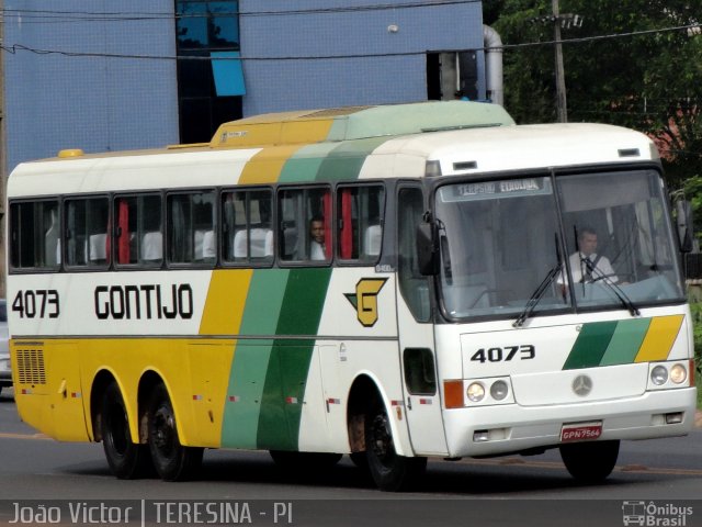 Empresa Gontijo de Transportes 4073 na cidade de Teresina, Piauí, Brasil, por João Victor. ID da foto: 941668.