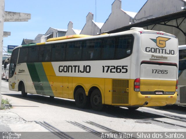 Empresa Gontijo de Transportes 17265 na cidade de Rio de Janeiro, Rio de Janeiro, Brasil, por André Vitor  Silva dos Santos. Número da foto: #888399.