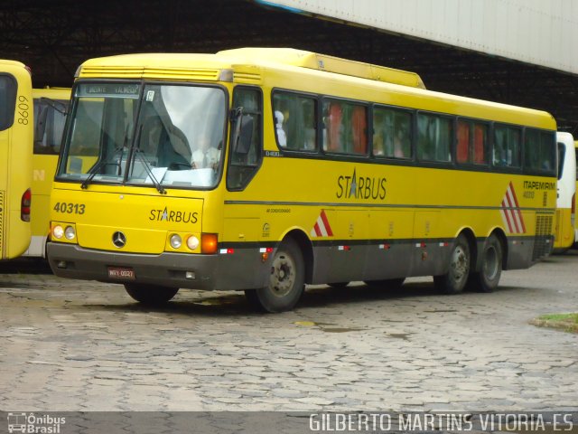 Viação Itapemirim 40313 na cidade de Vitória, Espírito Santo, Brasil, por Gilberto Martins. ID da foto: 889205.