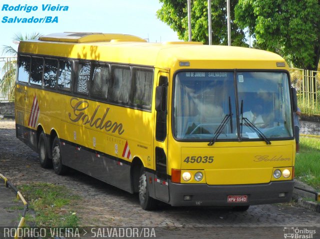 Viação Itapemirim 45035 na cidade de Salvador, Bahia, Brasil, por Rodrigo Vieira. Número da foto: #887744.