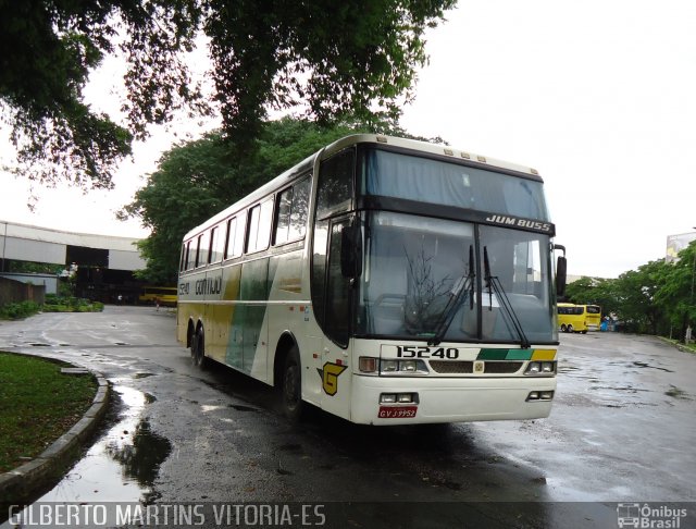 Empresa Gontijo de Transportes 15240 na cidade de Vitória, Espírito Santo, Brasil, por Gilberto Martins. Número da foto: #889017.