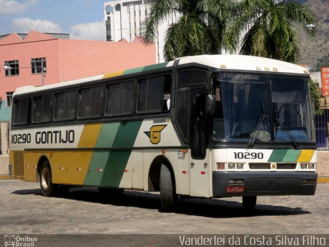 Empresa Gontijo de Transportes 10290 na cidade de Governador Valadares, Minas Gerais, Brasil, por Vanderlei da Costa Silva Filho. ID da foto: 943976.