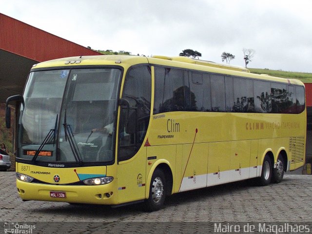 Viação Itapemirim 8871 na cidade de João Monlevade, Minas Gerais, Brasil, por Mairo de Magalhães. Número da foto: #943213.