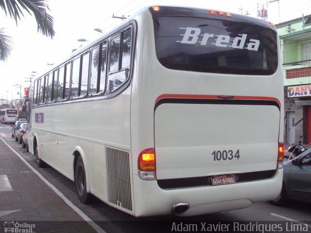 Breda Transportes e Serviços 10034 na cidade de Cubatão, São Paulo, Brasil, por Adam Xavier Rodrigues Lima. Número da foto: #942529.