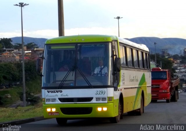 Circuito Verde 3390 na cidade de Belo Horizonte, Minas Gerais, Brasil, por Adão Raimundo Marcelino. ID da foto: 945670.