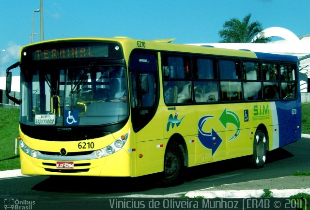 Empresa Circular de Marília 6210 na cidade de Marília, São Paulo, Brasil, por Vinicius de Oliveira Munhoz. Número da foto: #945459.