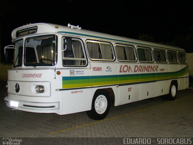 Londrinense Turismo 8207 na cidade de Londrina, Paraná, Brasil, por EDUARDO - SOROCABUS. ID da foto: 944174.