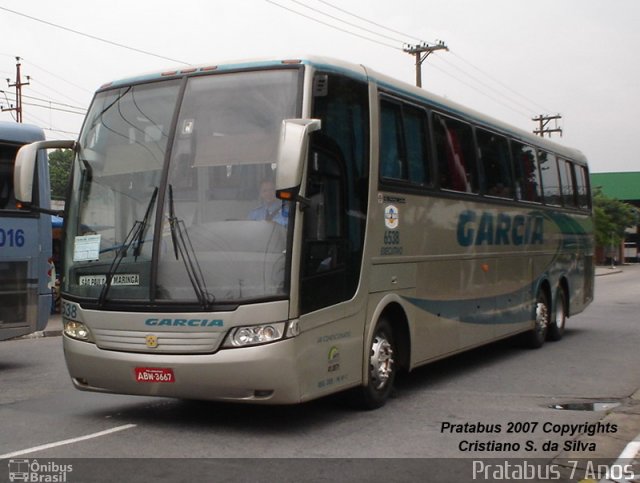 Viação Garcia 6538 na cidade de São Paulo, São Paulo, Brasil, por Cristiano Soares da Silva. Número da foto: #944974.