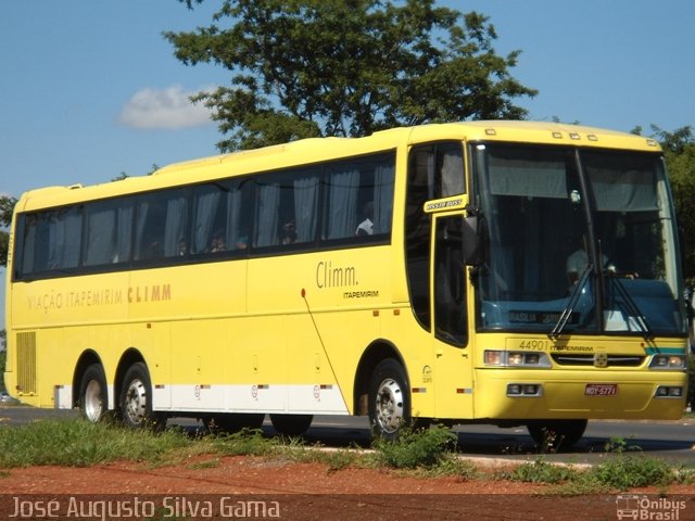 Viação Itapemirim 44901 na cidade de Brasília, Distrito Federal, Brasil, por José Augusto da Silva Gama. ID da foto: 945711.