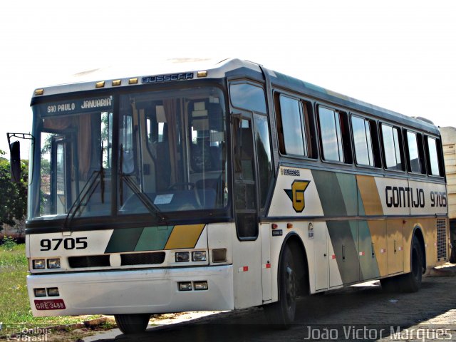 Empresa Gontijo de Transportes 9705 na cidade de São Francisco, Minas Gerais, Brasil, por João Victor Marques. ID da foto: 944712.