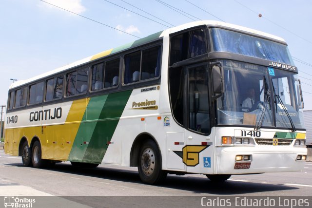 Empresa Gontijo de Transportes 11410 na cidade de São Paulo, São Paulo, Brasil, por Carlos Eduardo Lopes. Número da foto: #945053.
