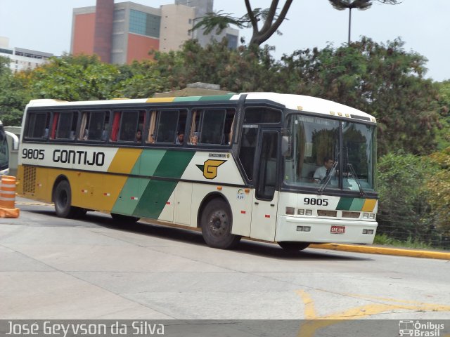 Empresa Gontijo de Transportes 9805 na cidade de São Paulo, São Paulo, Brasil, por José Geyvson da Silva. ID da foto: 890981.