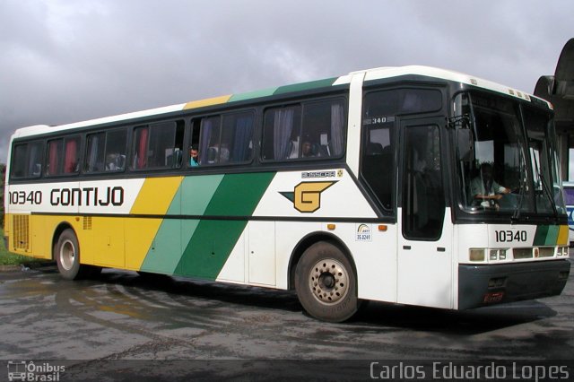 Empresa Gontijo de Transportes 10340 na cidade de Montes Claros, Minas Gerais, Brasil, por Carlos Eduardo Lopes. ID da foto: 891958.