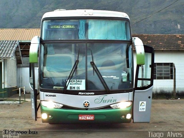 Turin Transportes 097 na cidade de Ouro Branco, Minas Gerais, Brasil, por Tiago  Alves. Número da foto: #890740.