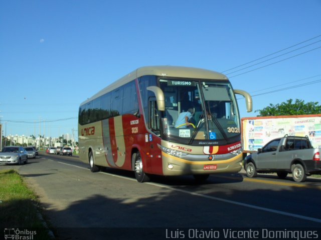 Transportes Única Petrópolis RJ 163.026 na cidade de Campos dos Goytacazes, Rio de Janeiro, Brasil, por Luis Otávio Vicente Domingues. ID da foto: 892120.