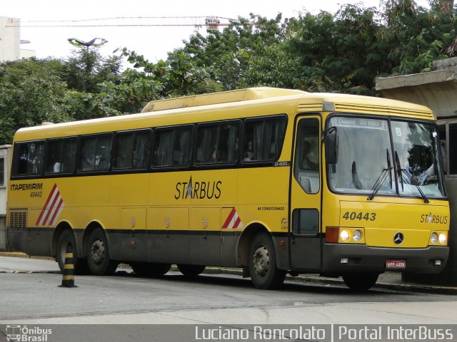 Viação Itapemirim 40443 na cidade de São Paulo, São Paulo, Brasil, por Luciano Roncolato. ID da foto: 891689.