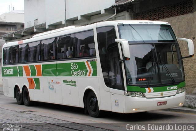 Cia. São Geraldo de Viação 20150 na cidade de Rio de Janeiro, Rio de Janeiro, Brasil, por Carlos Eduardo Lopes. Número da foto: #891875.