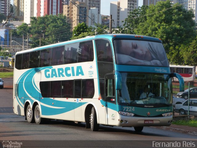 Viação Garcia 7224 na cidade de Ribeirão Preto, São Paulo, Brasil, por Fernando Reis. ID da foto: 890310.