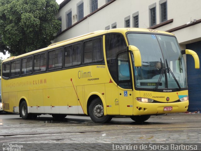 Viação Itapemirim 8555 na cidade de Rio de Janeiro, Rio de Janeiro, Brasil, por Leandro de Sousa Barbosa. ID da foto: 890886.