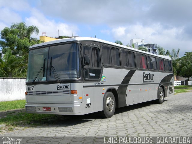 Esctur Turismo 017 na cidade de Guaratuba, Paraná, Brasil, por Paulobuss  Guaratuba. ID da foto: 891076.