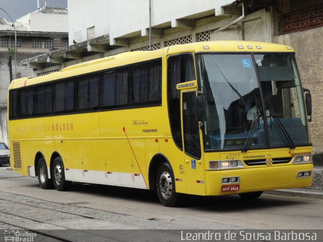 Viação Itapemirim 45277 na cidade de Rio de Janeiro, Rio de Janeiro, Brasil, por Leandro de Sousa Barbosa. ID da foto: 890969.