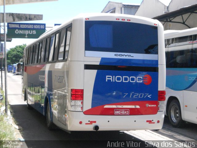Viação Riodoce 71207 na cidade de Rio de Janeiro, Rio de Janeiro, Brasil, por André Vitor  Silva dos Santos. Número da foto: #891295.