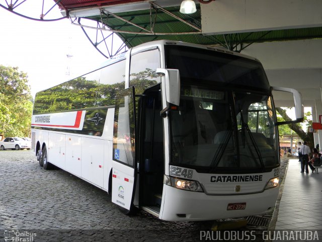 Auto Viação Catarinense 2248 na cidade de Joinville, Santa Catarina, Brasil, por Paulobuss  Guaratuba. ID da foto: 891254.