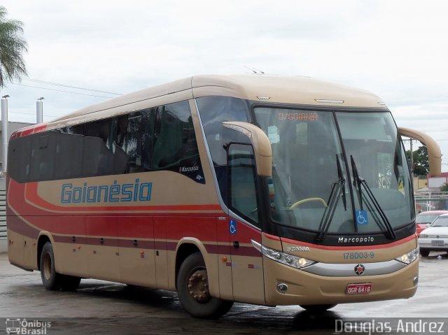 Auto Viação Goianésia 178003-9 na cidade de Goiânia, Goiás, Brasil, por Douglas Andrez. Número da foto: #892729.