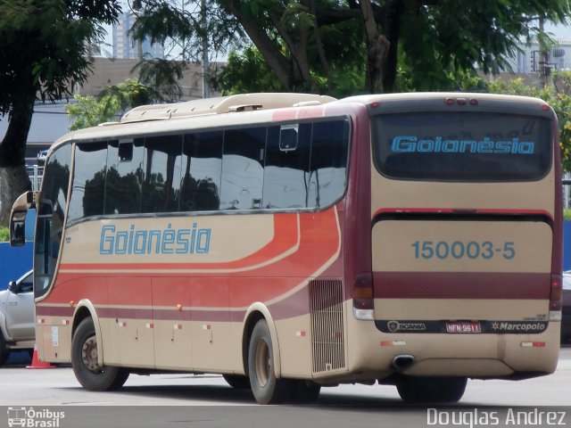 Auto Viação Goianésia 150003-5 na cidade de Goiânia, Goiás, Brasil, por Douglas Andrez. Número da foto: #892679.