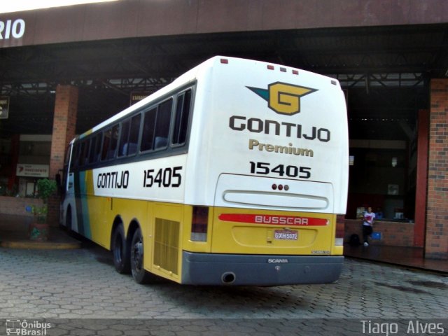 Empresa Gontijo de Transportes 15405 na cidade de Coronel Fabriciano, Minas Gerais, Brasil, por Tiago  Alves. Número da foto: #893063.