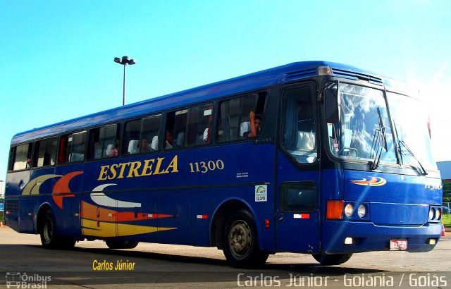 Viação Estrela 11300 na cidade de Goiânia, Goiás, Brasil, por Carlos Júnior. ID da foto: 894214.