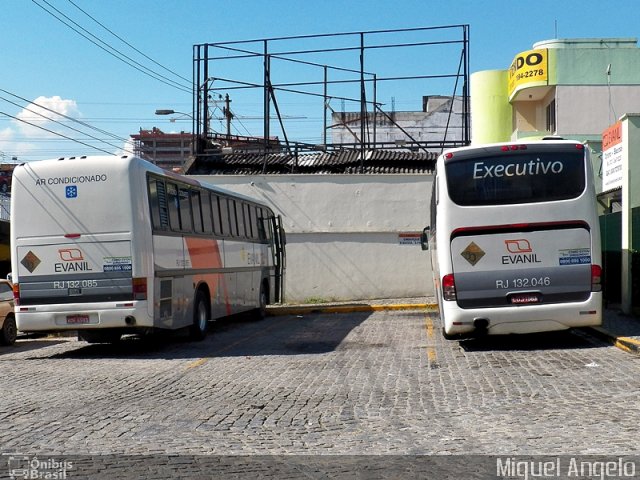 Evanil Transportes e Turismo RJ 132.046 na cidade de Nova Iguaçu, Rio de Janeiro, Brasil, por Miguel Angelo. Número da foto: #894372.