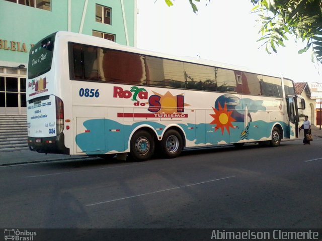 Rota do Sol Turismo 0856 na cidade de Maceió, Alagoas, Brasil, por Abimaelson Clemente. ID da foto: 892817.