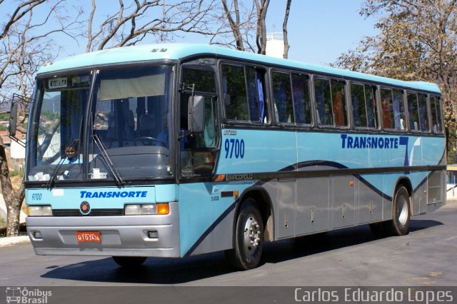 Transnorte - Transporte e Turismo Norte de Minas 9700 na cidade de Montes Claros, Minas Gerais, Brasil, por Carlos Eduardo Lopes. ID da foto: 894385.