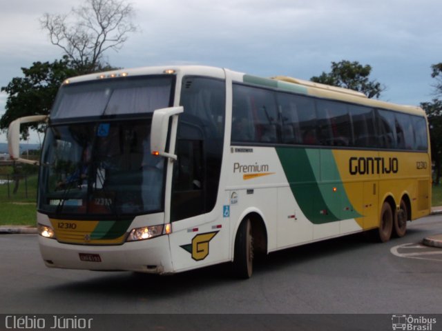 Empresa Gontijo de Transportes 12310 na cidade de Brasília, Distrito Federal, Brasil, por Clébio Júnior. ID da foto: 897493.