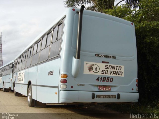 Empresa de Transportes Santa Silvana 41050 na cidade de Capão do Leão, Rio Grande do Sul, Brasil, por Herbert Zils. Número da foto: #897065.