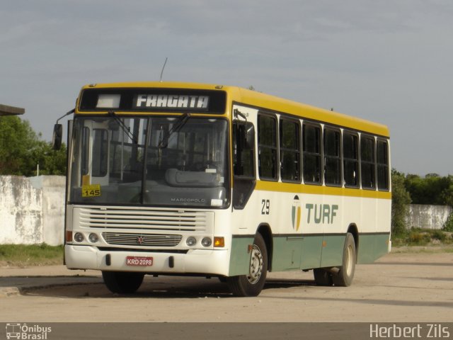 TURF - Transportes Urbanos Rurais Fragata 29 na cidade de Pelotas, Rio Grande do Sul, Brasil, por Herbert Zils. ID da foto: 897062.