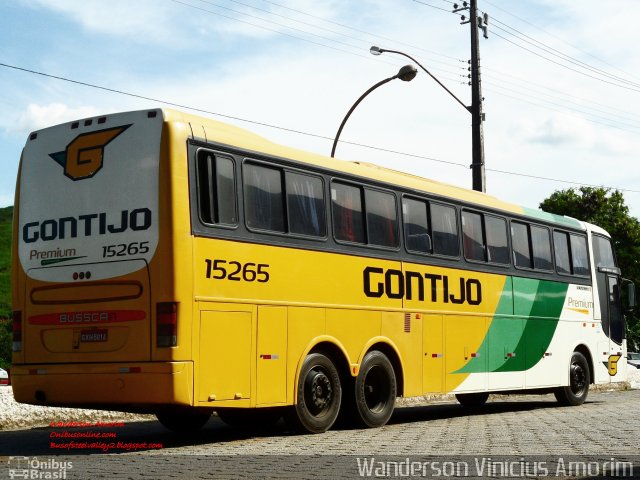 Empresa Gontijo de Transportes 15265 na cidade de Coronel Fabriciano, Minas Gerais, Brasil, por Wanderson Vinícius Amorim. ID da foto: 898045.