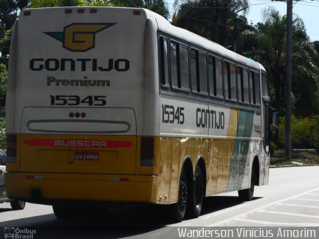 Empresa Gontijo de Transportes 15345 na cidade de Ipatinga, Minas Gerais, Brasil, por Wanderson Vinícius Amorim. Número da foto: #900029.