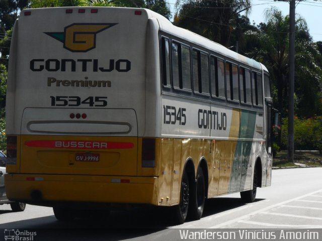 Empresa Gontijo de Transportes 15345 na cidade de Ipatinga, Minas Gerais, Brasil, por Wanderson Vinícius Amorim. ID da foto: 900029.