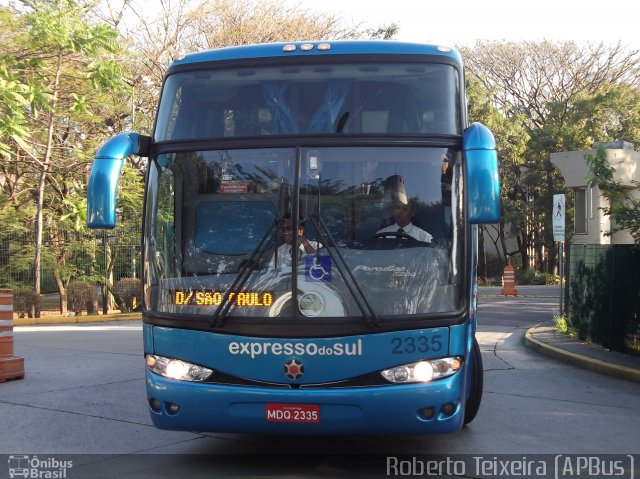 Expresso do Sul 2335 na cidade de São Paulo, São Paulo, Brasil, por Roberto Teixeira. Número da foto: #899738.
