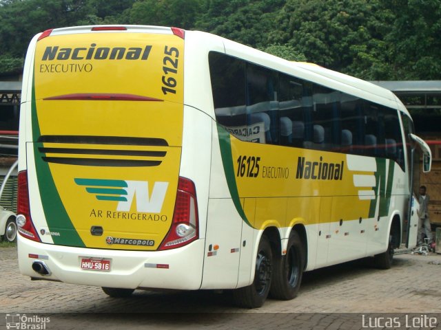 Viação Nacional 16125 na cidade de Belo Horizonte, Minas Gerais, Brasil, por Lucas Leite. Número da foto: #899101.