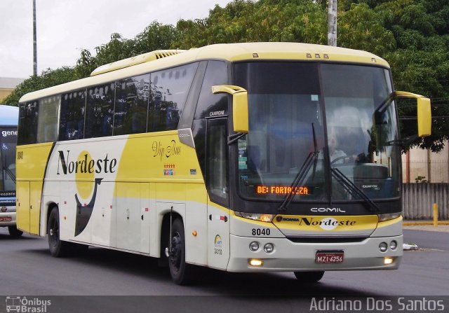 Viação Nordeste 8040 na cidade de Fortaleza, Ceará, Brasil, por Adriano dos Santos. Número da foto: #901542.