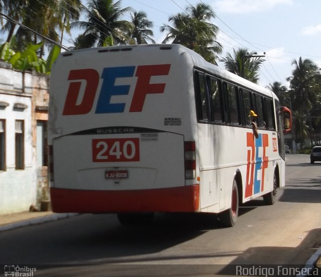DEF Caruara Turismo > Nova DEF 240 na cidade de São Miguel dos Milagres, Alagoas, Brasil, por Rodrigo Fonseca. Número da foto: #902264.