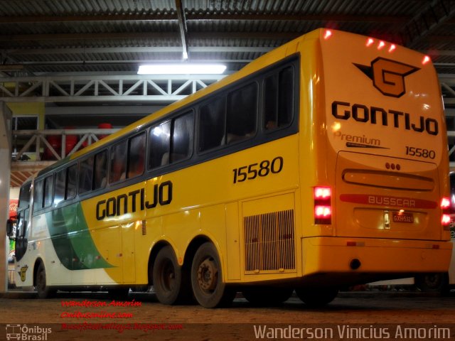 Empresa Gontijo de Transportes 15580 na cidade de Ipatinga, Minas Gerais, Brasil, por Wanderson Vinícius Amorim. ID da foto: 901413.