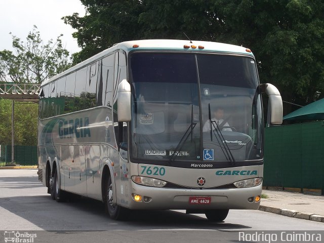Viação Garcia 7620 na cidade de São Paulo, São Paulo, Brasil, por Rodrigo Coimbra. Número da foto: #946212.