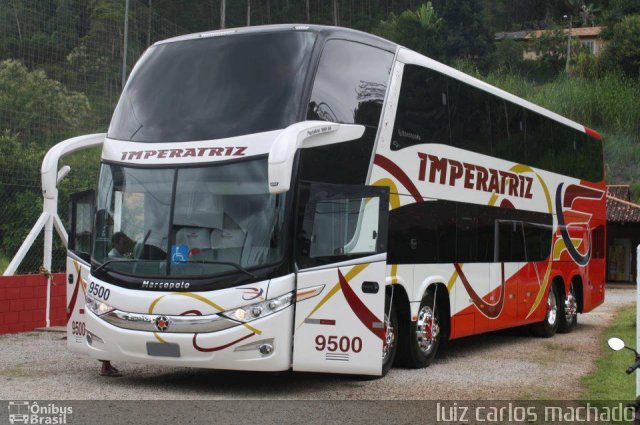 Imperatriz Turismo 9500 na cidade de Santo Amaro da Imperatriz, Santa Catarina, Brasil, por Luiz Carlos Machado. Número da foto: #947731.