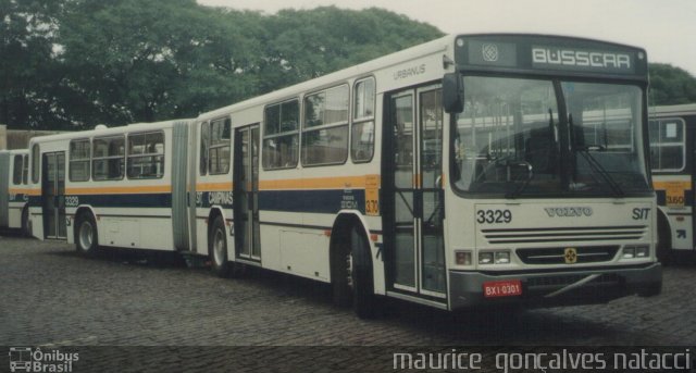 TUCA - Transportes Urbanos Campinas 3329 na cidade de Campinas, São Paulo, Brasil, por Maurice  Gonçalves Natacci. Número da foto: #946773.